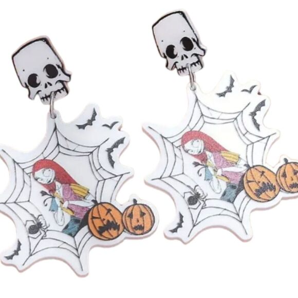 SALLY * THE NIGHTMARE BEFORE CHRISTMAS cute fun movie halloween earrings - Picture 1 of 6